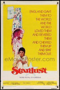 4w864 STARDUST 1sh '74 Michael Apted directed, David Essex, Keith Moon rock & roll!