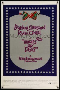 4w970 WHAT'S UP DOC style A 1sh '72 Barbra Streisand, Ryan O'Neal, directed by Peter Bogdanovich!