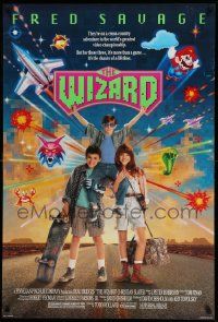 4w979 WIZARD 1sh '89 Fred Savage, Nintendo Power Glove, video game champions!