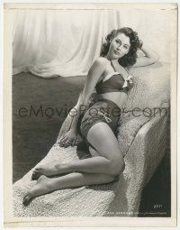 4x075 AVA GARDNER 8x10.25 still '40s the beautiful actress full-length in sexy swimsuit!