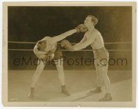 4x085 BATTLING BUTLER 8x10.25 still '26 wonderful comic c/u of Buster Keaton boxing in the ring!