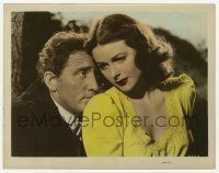 4x029 TORTILLA FLAT color-glos 8x10.25 still '42 best close up of Hedy Lamarr & Spencer Tracy!