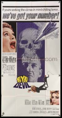 4y785 EYE OF THE DEVIL 3sh '67 Deborah Kerr, David Niven, sexy Sharon Tate, mind-chilling terror!