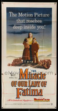 4y861 MIRACLE OF OUR LADY OF FATIMA 3sh '52 a true story that reaches deep inside you!