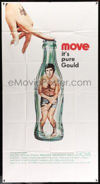 4y865 MOVE int'l 3sh '70 best Elliott Gould in Coke bottle art, it's got a lot to give & it's kinky!