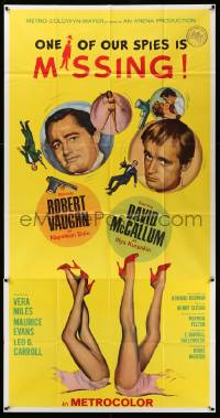 4y877 ONE OF OUR SPIES IS MISSING int'l 3sh '66 Robert Vaughn, David McCallum, The Man from UNCLE!