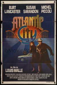 4y279 ATLANTIC CITY Argentinean '80 Burt Lancaster, Huyssen/Huerta art of New Jersey gambling town!