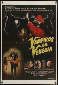 4y380 VAMPIRE IN VENICE Argentinean '89 Klaus Kinski in the title role, sexy horror image!
