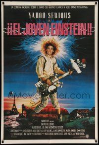4y385 YOUNG EINSTEIN Argentinean '89 wacky Australian Yahoo Serious directs & stars as Albert!