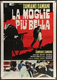 4y576 MOST BEAUTIFUL WIFE Italian 1p '70 Damiano Damiani's La Moglie piu bella, Gasparri art!