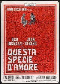 4y675 THIS KIND OF LOVE Italian 1p '72 Questa specie d'amore, Ugo Tognazzi, Jean Seberg!