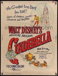4z210 CINDERELLA 30x40 R57 Disney's classic musical cartoon, the greatest love story ever told!