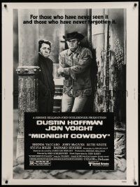 4z231 MIDNIGHT COWBOY 30x40 R80 Dustin Hoffman, Jon Voight, John Schlesinger