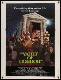 4z267 VAULT OF HORROR 30x40 '73 Tales from Crypt sequel, cool art of death's waiting room!