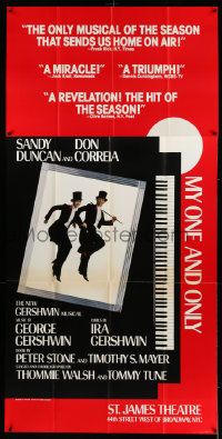 4z104 MY ONE & ONLY stage play 3sh '83 Gershwin, Broadway, Sandy Duncan & Don Correia!