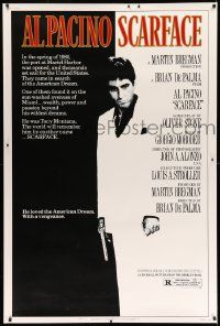 4z404 SCARFACE 40x60 '83 full-length Al Pacino as Tony Montana, Brian De Palma directed!