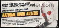 4z094 NATURAL BORN KILLERS 8sh '94 Oliver Stone cult classic, huge image of Woody Harrelson!
