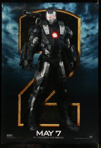 4z284 IRON MAN 2 DS bus stop '10 Marvel, directed by Favreau, Don Cheadle as Col. Rhodes/War Machine