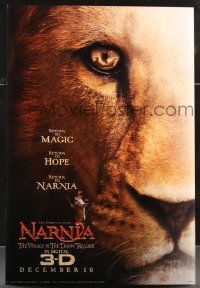 4z135 CHRONICLES OF NARNIA: THE VOYAGE OF THE DAWN TREADER lenticular style A teaser 1sh '10 cool!