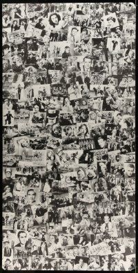 4z340 WHO'S WHO FREELANCE 36x72 commercial poster '80s many wonderful images of stars & movie scenes