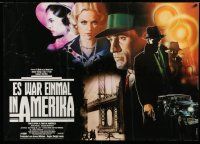 4z310 ONCE UPON A TIME IN AMERICA German 33x47 '84 Sergio Leone, De Niro, different Casaro art!