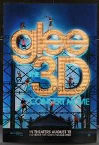 4z138 GLEE: THE 3D CONCERT MOVIE lenticular 1sh '11 Cory Monteith, Dianna Agron, Lea Michele