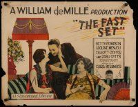 4z057 FAST SET 1/2sh '24 Adolphe Menjou seduces Betty Compson but then reunites her w/her husband!