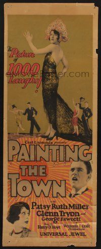 4z076 HOT HEELS insert '28 Glenn Tryon & Patsy Ruth Miller are Painting the Town, rare!