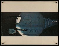4z157 2001: A SPACE ODYSSEY color 16x20 still '68 Stanley Kubrick, cool image of space station!