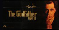 4z166 GODFATHER PART III int'l 45x82 special '90 Al Pacino, directed by Francis Ford Coppola!