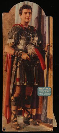 4z124 QUO VADIS standee '51 cool full-length images of Robert Taylor as Marcus Vinicius!