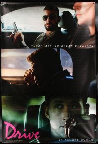 4z274 DRIVE vinyl banner '11 cool images of Ryan Gosling in car, Ron Perlman & Oscar Isaac!