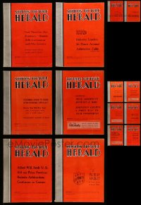 5a104 LOT OF 14 MOTION PICTURE HERALD 1952 EXHIBITOR MAGAZINES '52 filled with images & information!