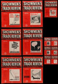 5a108 LOT OF 13 1951 SHOWMEN'S TRADE REVIEW EXHIBITOR MAGAZINES '51 w/ many movie images & info!