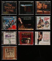 5a291 LOT OF 10 CD SOUNDTRACKS '80s-00s Twilight Zone, TV Western Theme Songs, Blue Max & more!