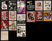 5a071 LOT OF 16 UNCUT SEXPLOITATION PRESSBOOKS '60s-70s advertising a variety of sexy movies!