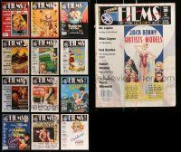 5a142 LOT OF 13 FILMS OF THE GOLDEN AGE MAGAZINES '98-01 filled with movie images & information!