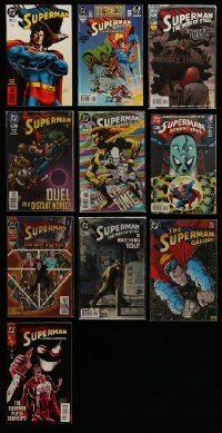 5a136 LOT OF 10 SUPERMAN COMIC BOOKS '90s-00s adventures of The Man of Steel, D.C. Comics!