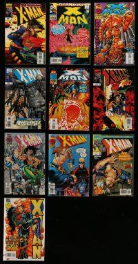 5a135 LOT OF 10 X-MAN COMIC BOOKS '90s Marvel Comics, a variety of different issues!