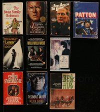 5a262 LOT OF 10 PAPERBACK BOOKS OF MOVIE ADAPTATIONS '50s-90s Patton, Ben-Hur, Lenny & more!