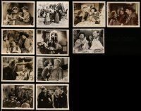 5a371 LOT OF 11 WALLACE BEERY 8X10 STILLS '30s-40s great scenes from some of his movies!