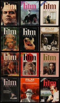5a144 LOT OF 12 FILM COMMENT MAGAZINES '70s-90s filled with great movie images & information!