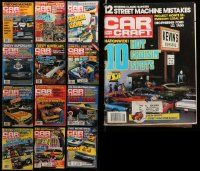 5a143 LOT OF 13 1981-85 CAR CRAFT MAGAZINES '81-85 filled with car images & information!