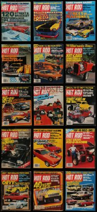 5a139 LOT OF 15 HOT ROD 1977-1979 MAGAZINES '77-79 filled with great car images & information!