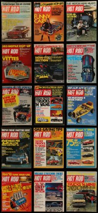 5a140 LOT OF 15 HOT ROD 1971-74 MAGAZINES '71-74 filled with great car images & information!