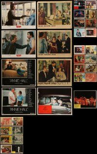 5a059 LOT OF 33 LOBBY CARDS '40s-80s incomplete sets from a variety of different movies!
