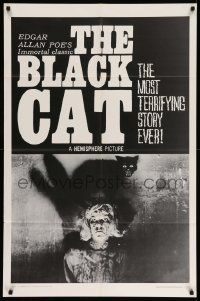5b118 BLACK CAT 1sh '66 Edgar Allan Poe, Robert Frost, Robyn Baker, cool horror image!