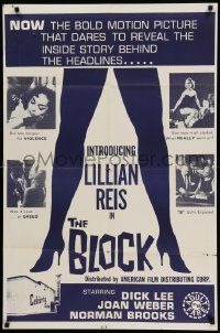 5b125 BLOCK 1sh '64 bold sexy movie that dares to reveal inside story behind the headlines!