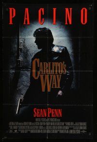 5b174 CARLITO'S WAY int'l 1sh '93 Al Pacino, Sean Penn, Brian De Palma thriller!