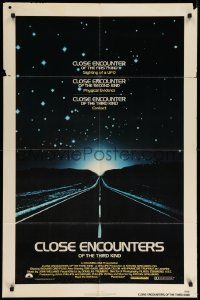 5b198 CLOSE ENCOUNTERS OF THE THIRD KIND 1sh '77 Steven Spielberg's sci-fi classic!